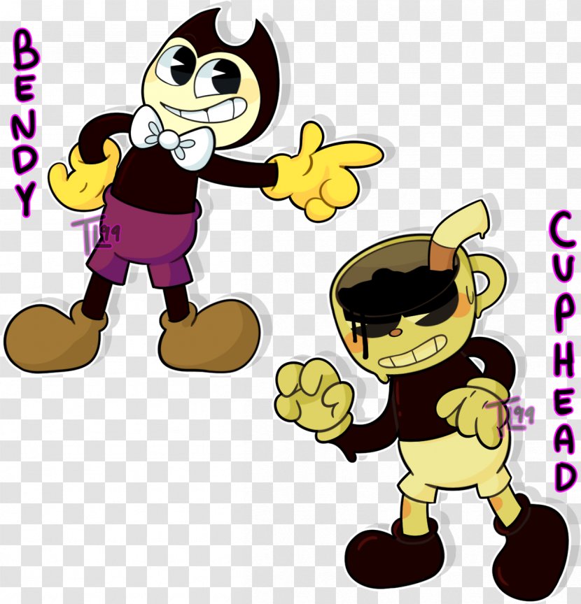 Bendy And The Ink Machine - Cartoon - Style Happy Transparent PNG