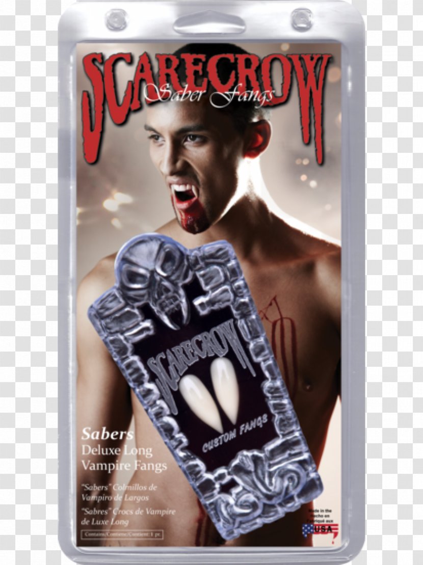 Fang Vampire Canine Tooth Costume - Vamp - Teeth Transparent PNG