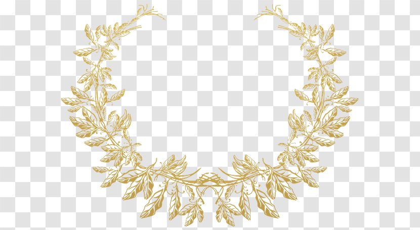 Necklace Jewellery Vector - Laurel Wreath Transparent PNG