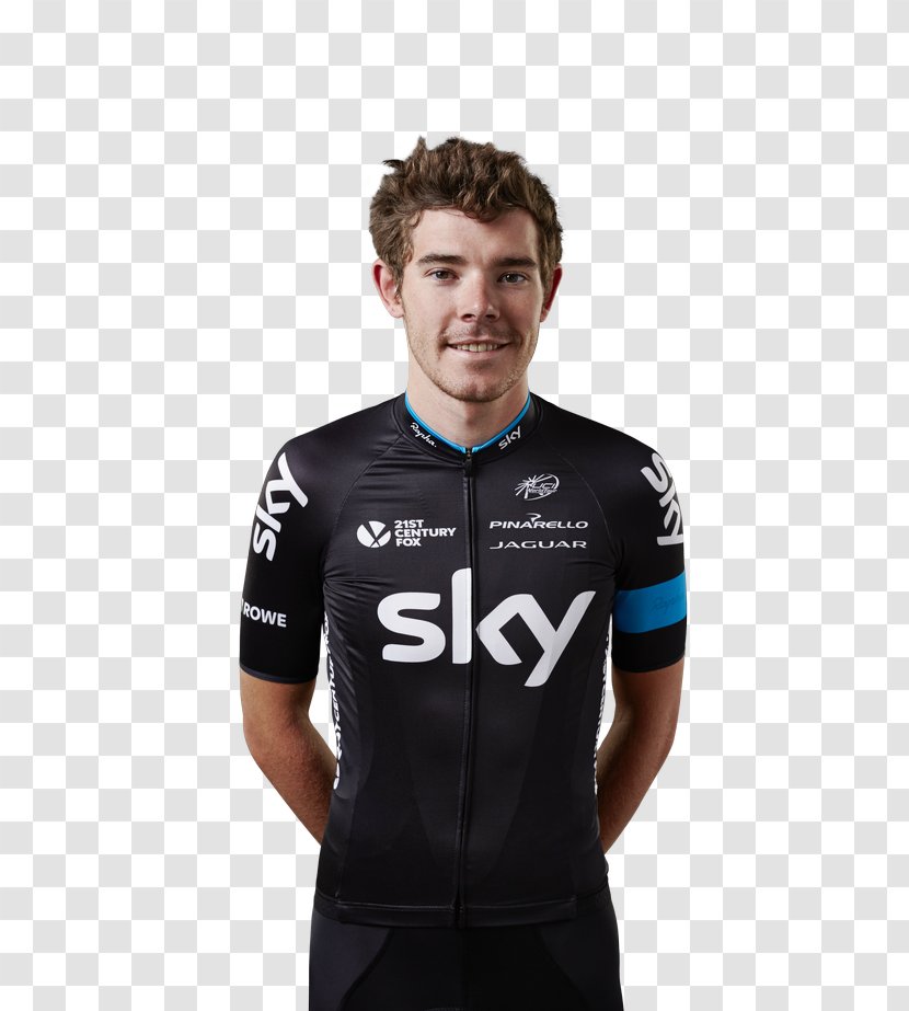 Luke Rowe Team Sky Tour De France Cycling Professional Road Racing Cyclist - Personal Protective Equipment - Steppe Under The Transparent PNG