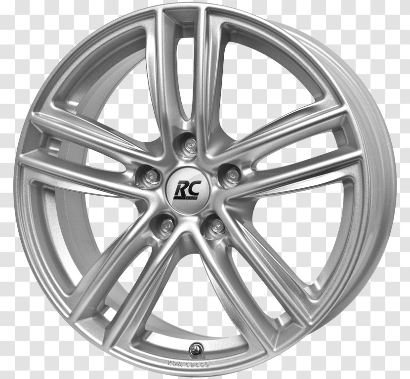 Autofelge Silver Alloy Wheel Aluminium - Rim Transparent PNG