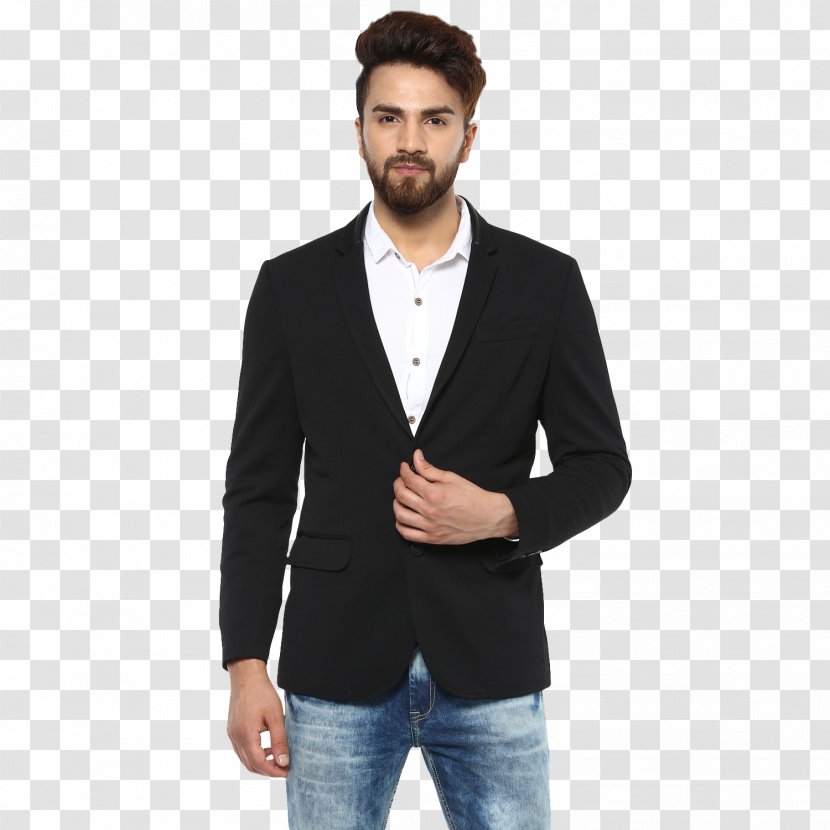 Blazer Jacket Suit Outerwear Mufti - Myntra Transparent PNG
