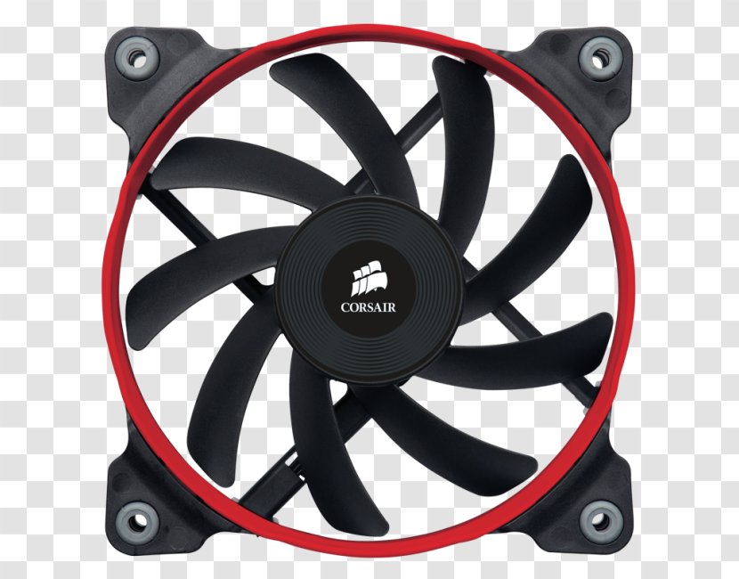 Computer Cases & Housings Corsair Components Carbide Series Air 540 SpeedFan - Red Transparent PNG