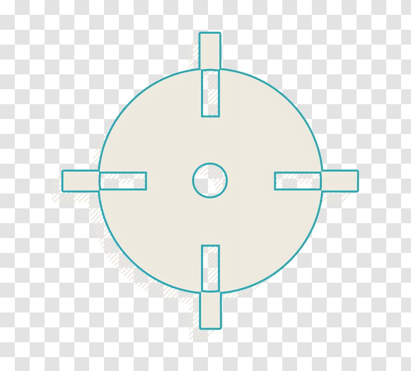 Crosshair Icon Direction Location - Animation Logo Transparent PNG