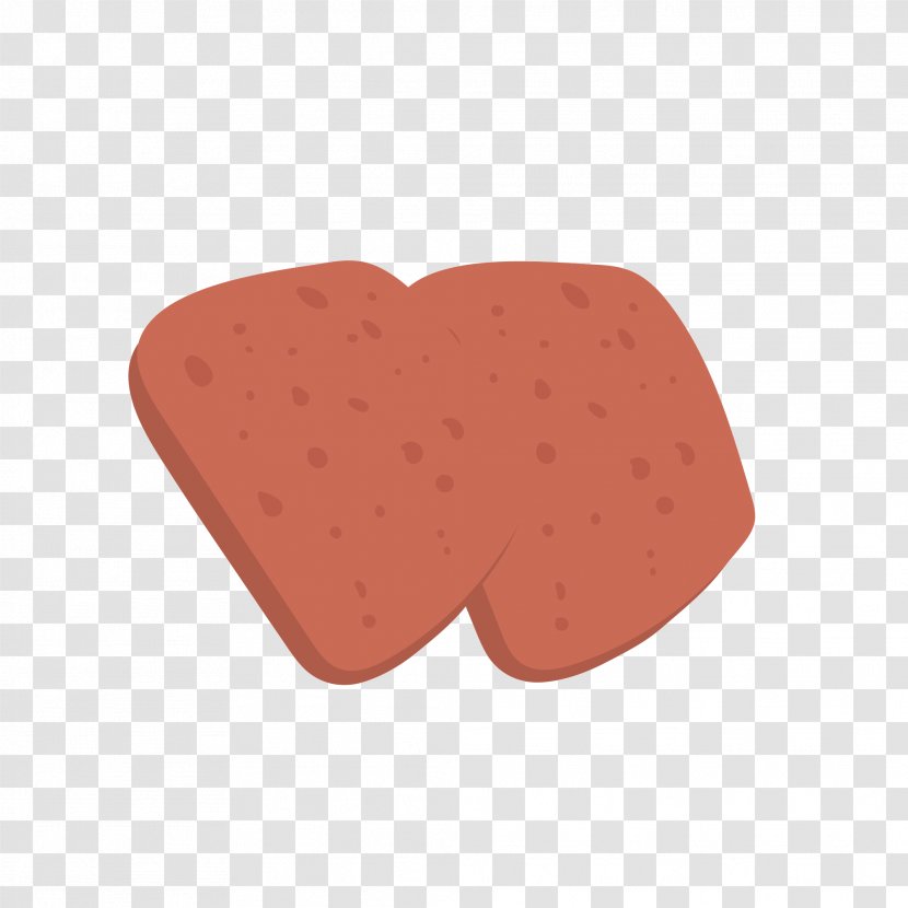 Orange - Heart - Snack Cookies And Crackers Transparent PNG