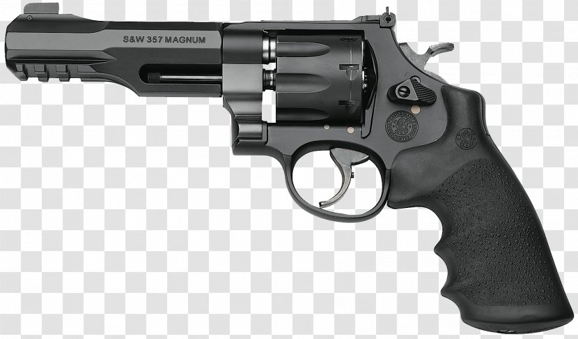 .357 Magnum Revolver Smith & Wesson Cartuccia .38 Special - Gun Barrel - Hand Transparent PNG