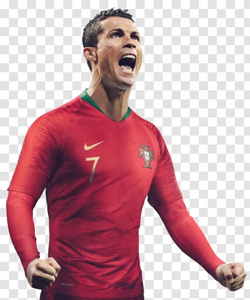 Cristiano Ronaldo Portugal National Football Team Jersey World Cup - Sticker - Flyer Transparent PNG