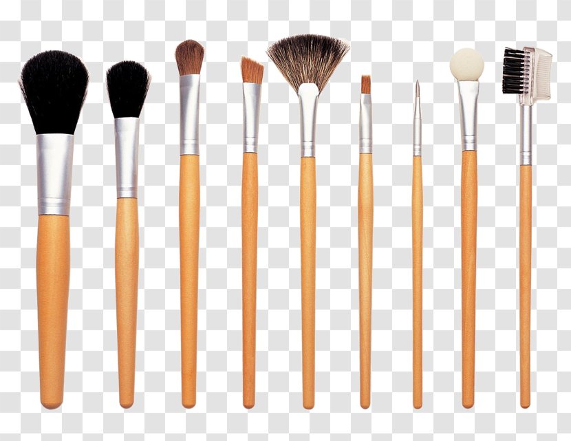 Makeup Brush Cosmetics Make-up Artist Foundation - Brushes Transparent PNG