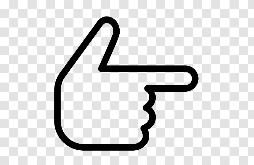 Thumb Signal Symbol - Index Finger - Icon Hand Transparent PNG