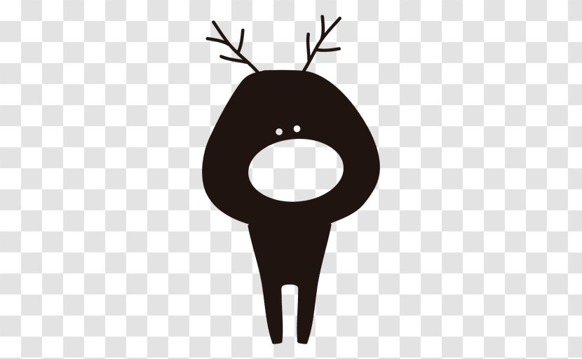 Reindeer Silhouette Drawing Animaatio Clip Art Transparent PNG