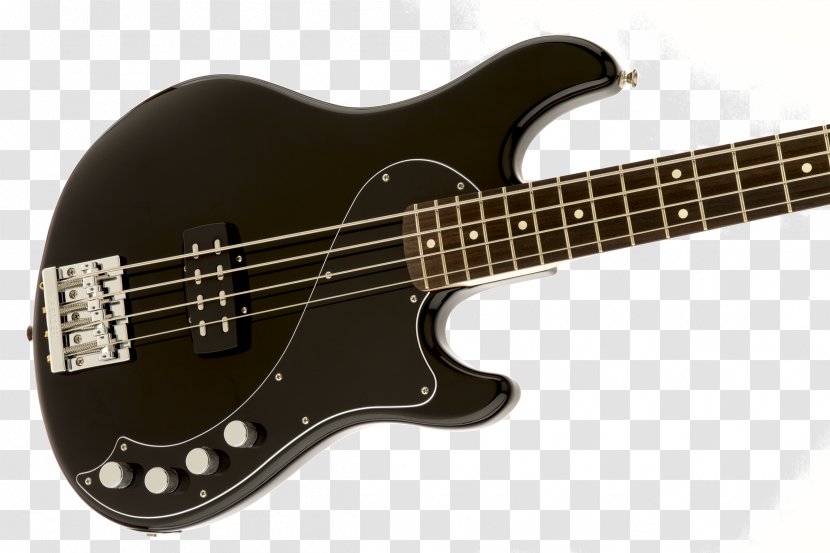 Squier Fender Jaguar Bass Guitar Jazz - Cartoon Transparent PNG