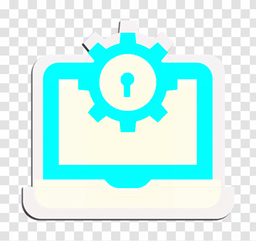 Laptop Icon Cyber Icon System Icon Transparent PNG