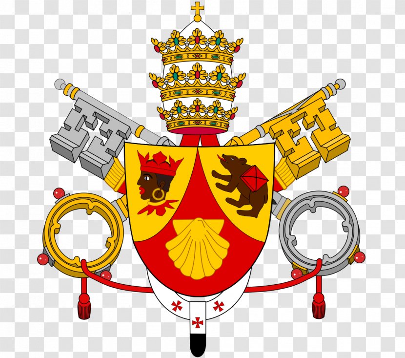Crest Coat Of Arms Pope Heraldry Piccolomini - Francis - Bento Flag Transparent PNG