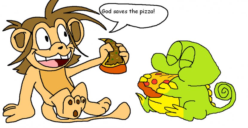 Pizza Steve Picnic Clip Art - Cartoon - Eating Transparent PNG