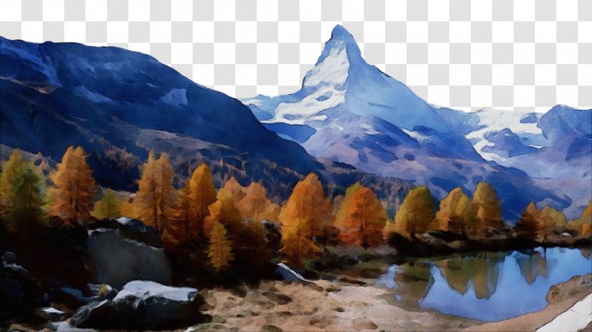 Mountainous Landforms Mountain Natural Landscape Nature Range - Ridge Alps Transparent PNG