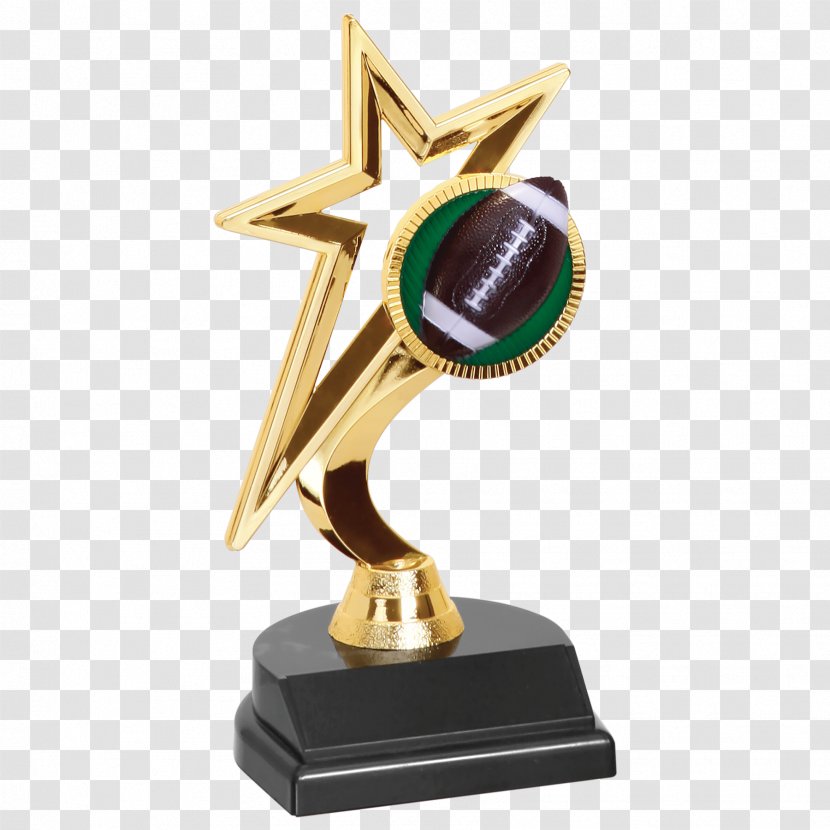 Large Football Trophy Award Small - Engraving Transparent PNG