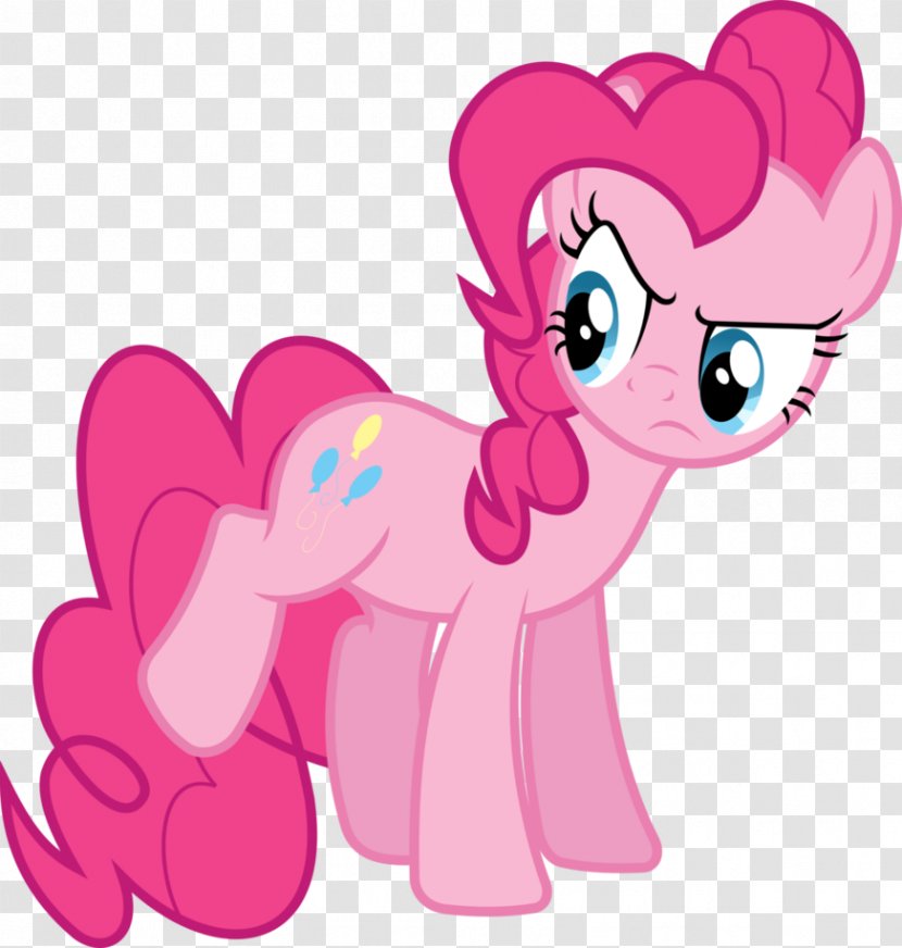 Pinkie Pie My Little Pony Rarity Derpy Hooves - Heart Transparent PNG