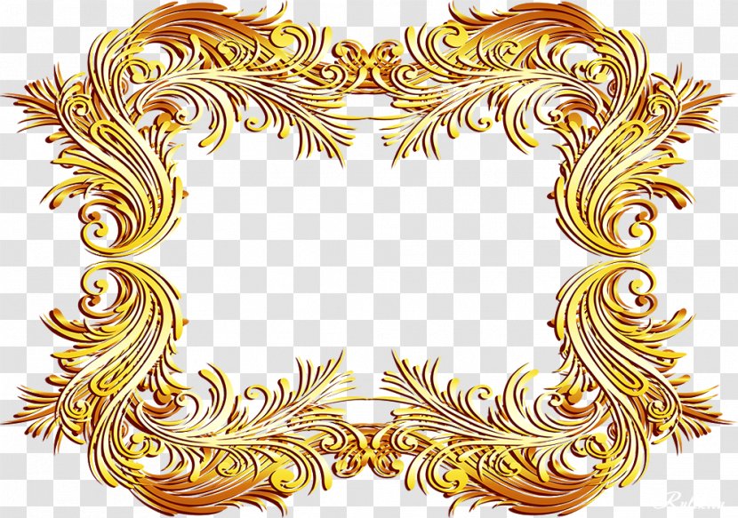 Gold Picture Frames Ornament Raster Graphics Clip Art - Star - Luxury Frame Transparent PNG