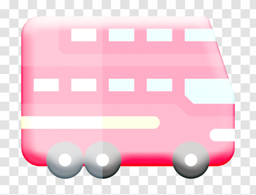 Double Decker Icon Public Transportation Icon Bus Icon Transparent PNG