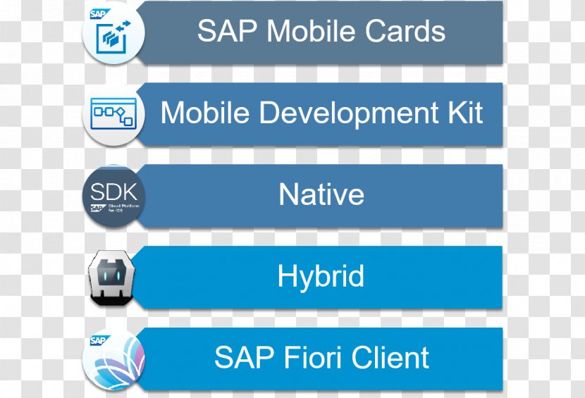 SAP Cloud Platform Mobile SE HANA - Blue - Computing Transparent PNG