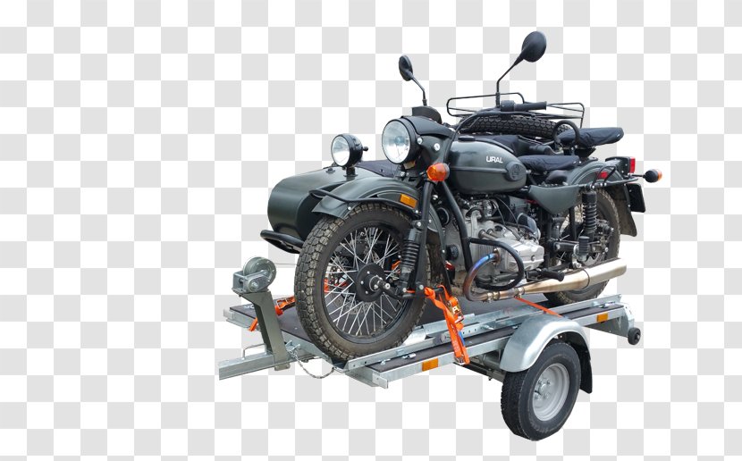 Trailer Motorcycle Accessories Sidecar Scooter - Wheel Transparent PNG
