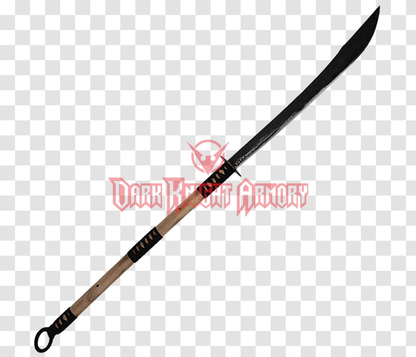 Sword Naginata Pole Weapon Japan - Softball Transparent PNG