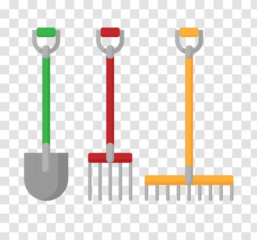 Vector Shovels And Rakes - Agriculture - Rake Transparent PNG