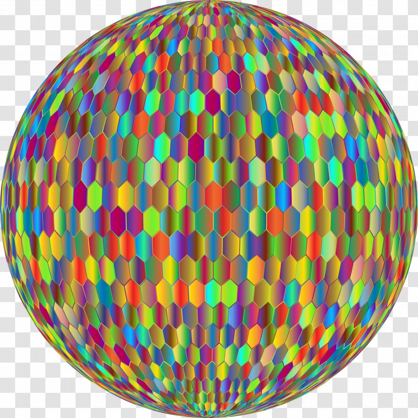 Sphere Hexagonal Tiling Circle Clip Art - Grid - Hexagon Transparent PNG