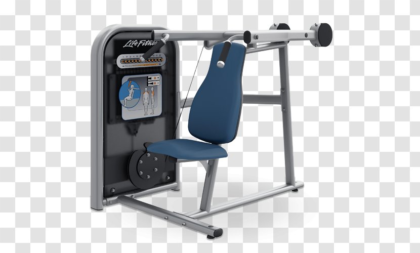 Overhead Press Exercise Equipment Fitness Centre Life - Elliptical Trainers - Gym Transparent PNG