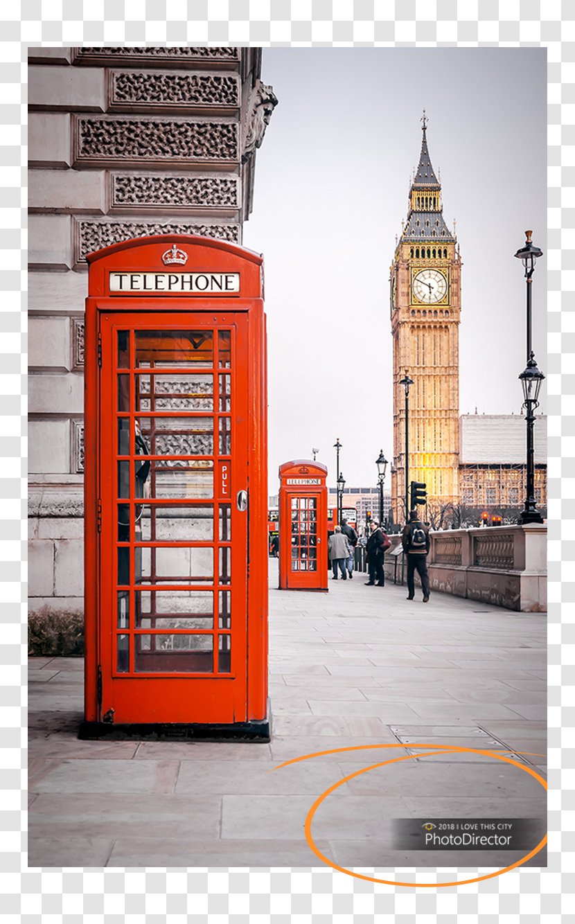 Big Ben London Eye Palace Of Westminster Victoria Memorial, Red Telephone Box - Clock Tower Transparent PNG