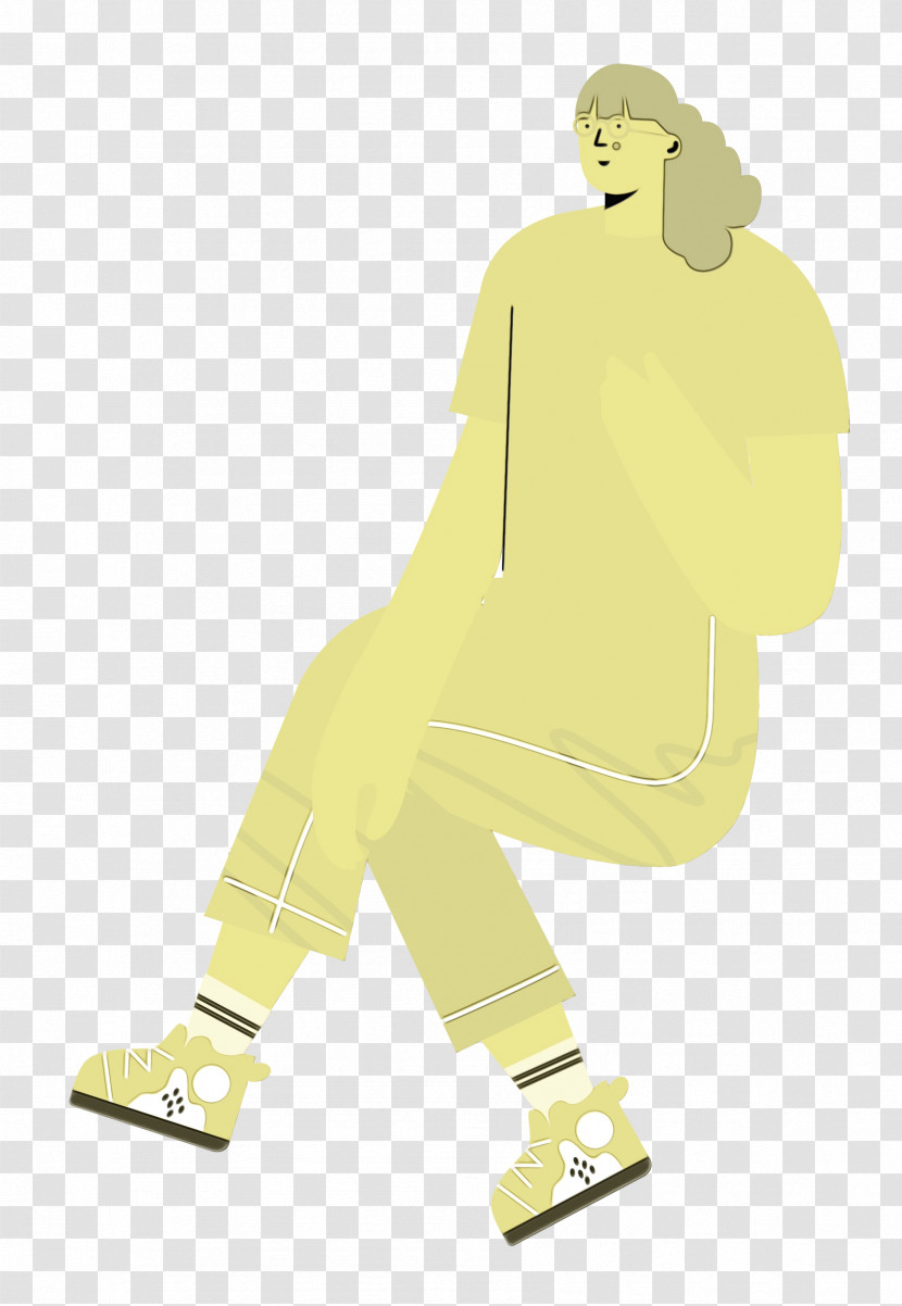 Shoe Skateboarding Yellow Font Sitting Transparent PNG