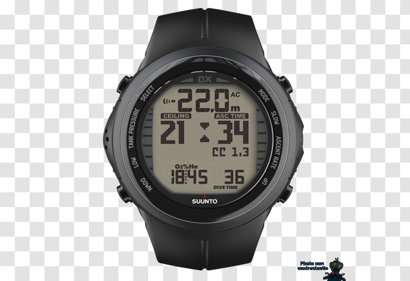 Computer Suunto Dx Oy Pc D4i Novo D6I Black Zulu - Hardware - Masque De Plongee Transparent PNG