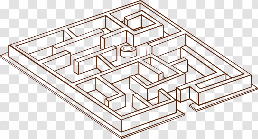 Maze Labyrinth Clip Art - Royaltyfree - Rectangle Transparent PNG