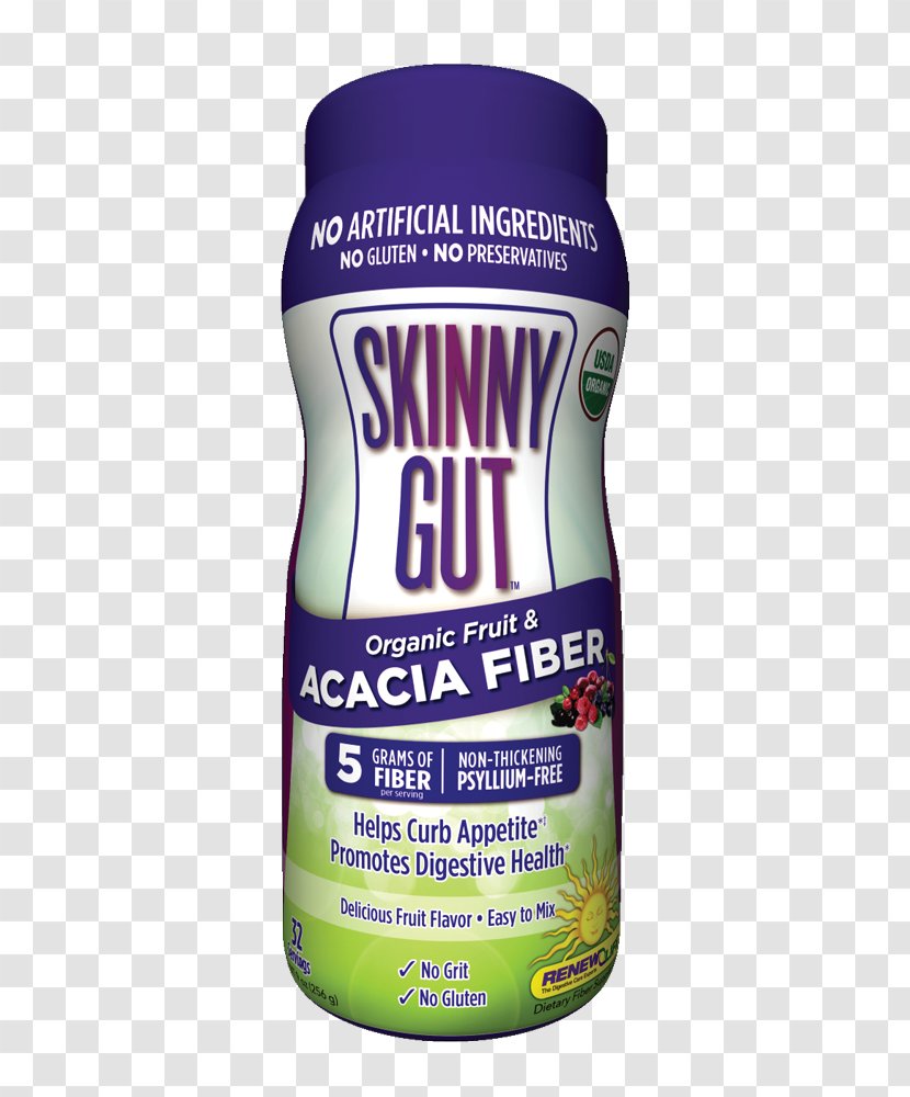 ReNew Life - Wisconsin - Skinny Gut 100 Organic Acacia Fiber11.9 Oz. Fruit & Fiber Product OunceSkinny Transparent PNG