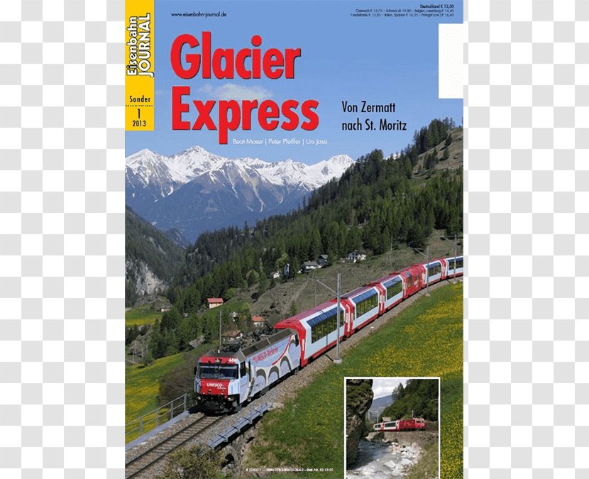 Glacier Express Der Glacier-Express: Von St. Moritz Nach Zermatt Bernina Railway - Train Transparent PNG