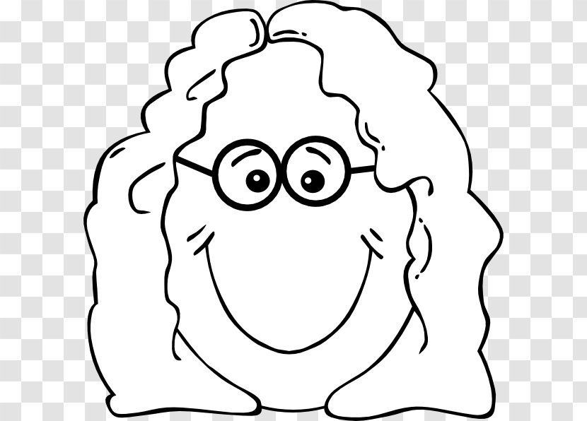 Face Smiley Clip Art - Cartoon - Grandma Head Cliparts Transparent PNG