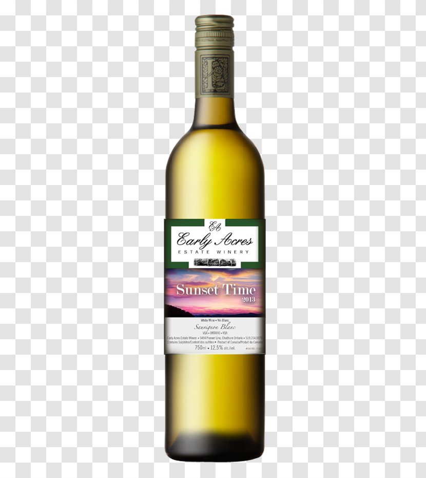 White Wine Sauvignon Blanc Liqueur Bottle - Drink - Canadian Transparent PNG