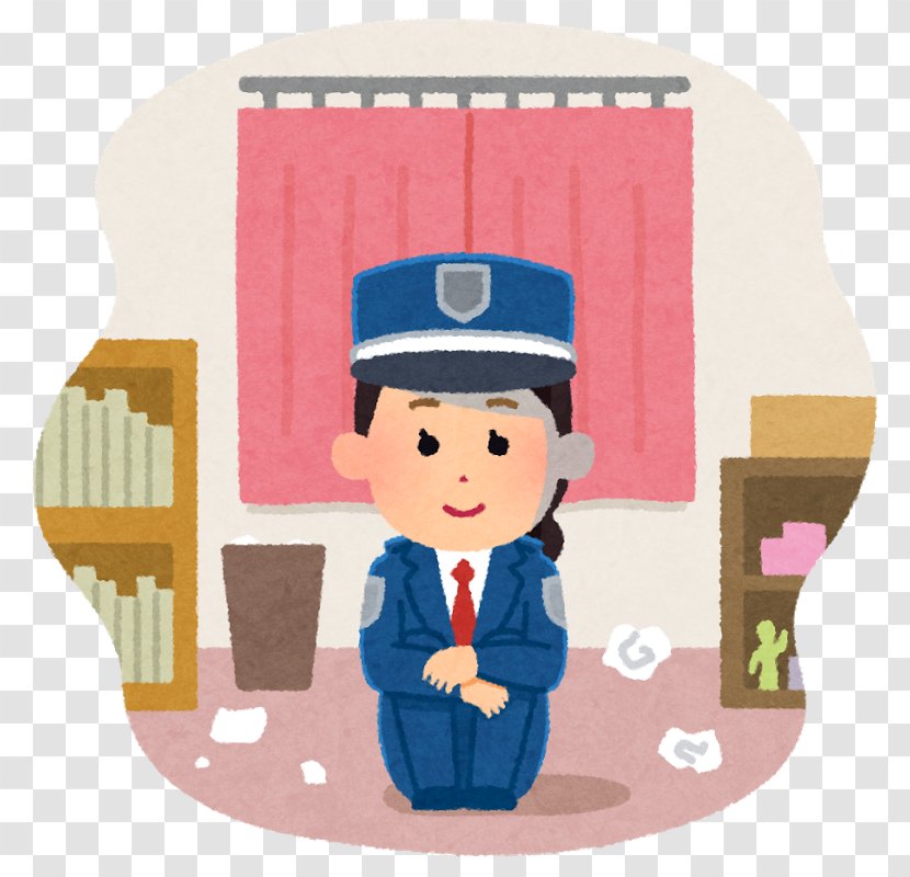 Security Guard Police Hikikomori NEET Illustration - Job Transparent PNG