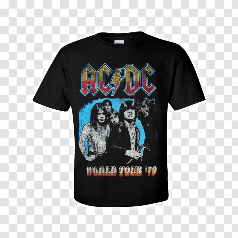 T-shirt AC/DC Clothing Merchandising - Brand Transparent PNG