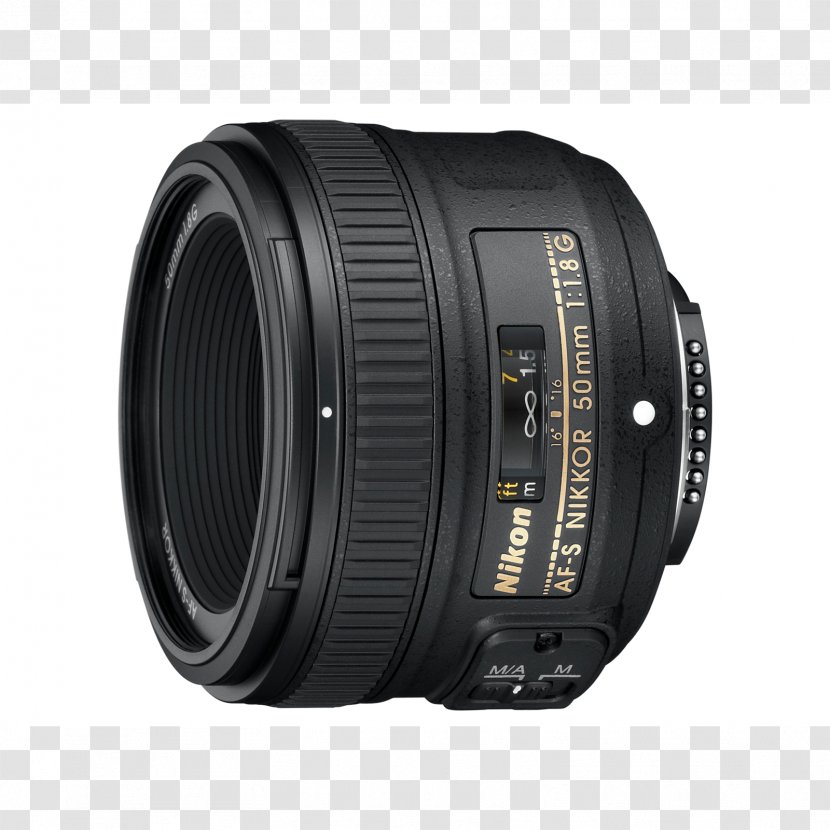 Nikon AF-S DX Nikkor 35mm F/1.8G 50mm AF 50 Mm F/1.8D Digital SLR - Afs F18g - Camera Lens Transparent PNG