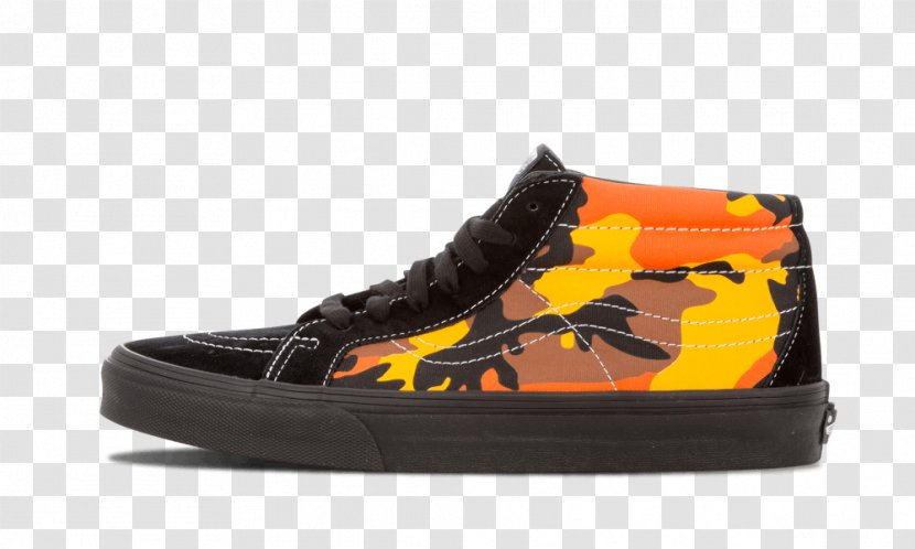 Skate Shoe Sports Shoes Sportswear Product Design - Black - Camo Orange KD Transparent PNG