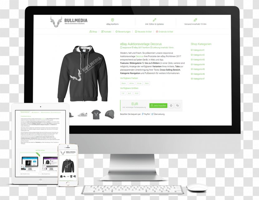 Responsive Web Design Mockup Template - Brand - Decorative Transparent PNG