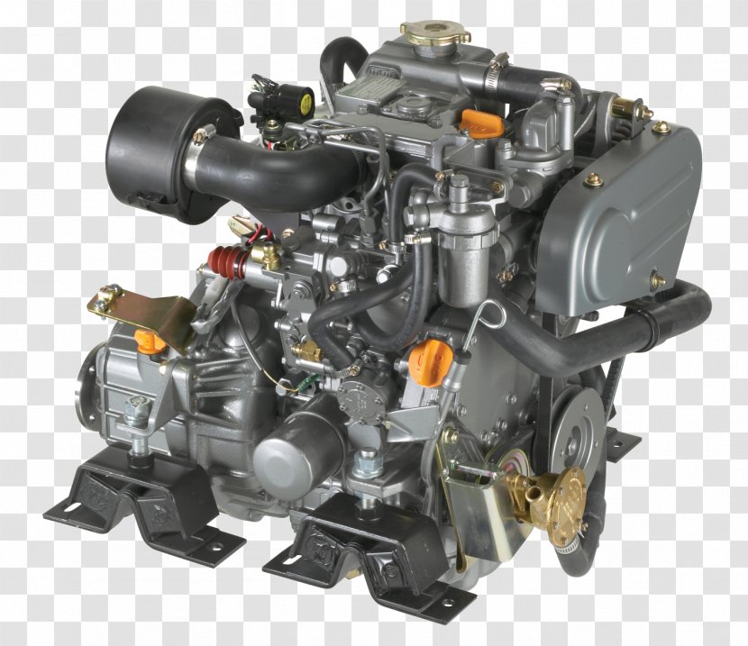 Yanmar Diesel Engine Inboard Motor Cylinder Transparent PNG