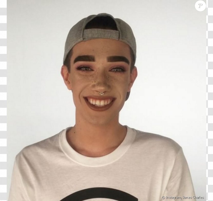 James Charles Eyebrow CoverGirl Cosmetics Boy - Cartoon Transparent PNG