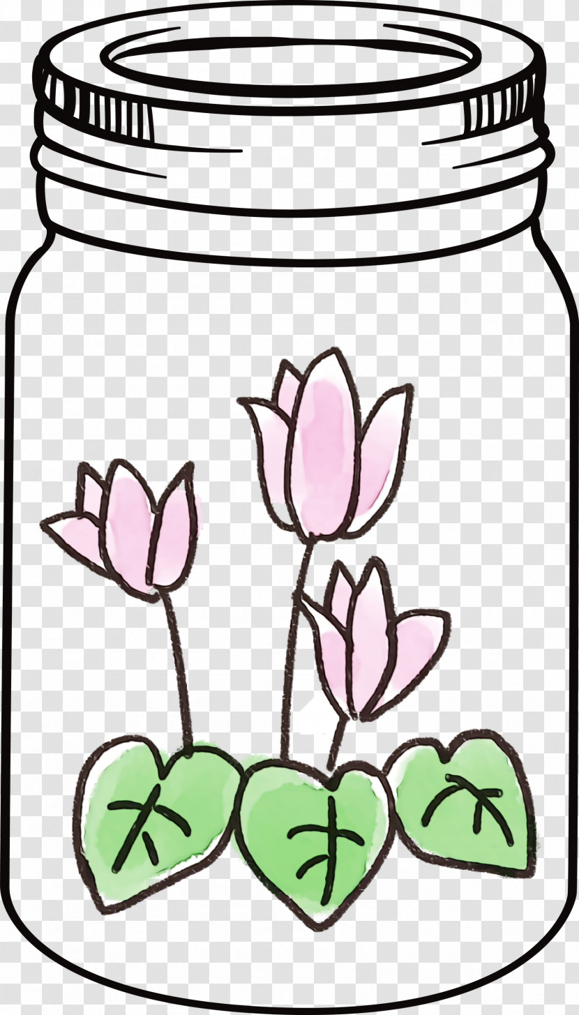 Flower Line Art Cut Flowers Tulip Transparent PNG