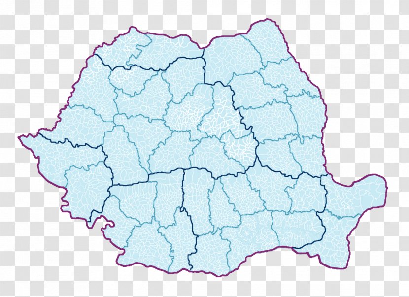 Map Romania Text Transparent PNG