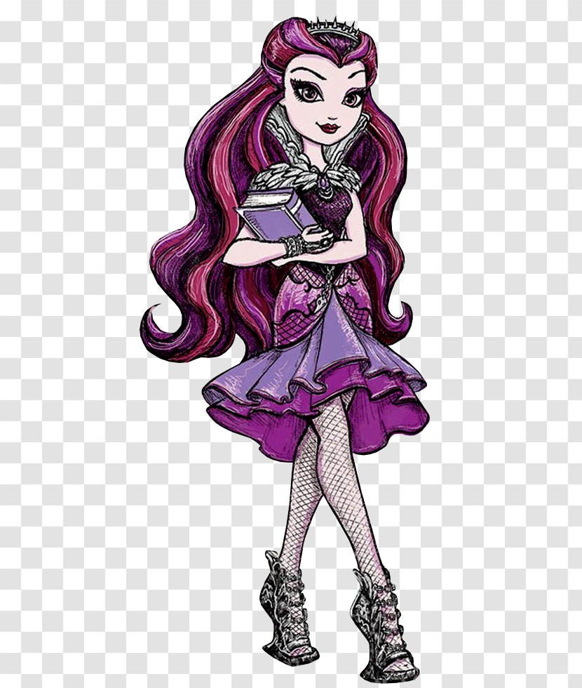 Queen Cerise And The Beast: Once Upon A Twist Ever After High Art Snow White - Fictional Character Transparent PNG