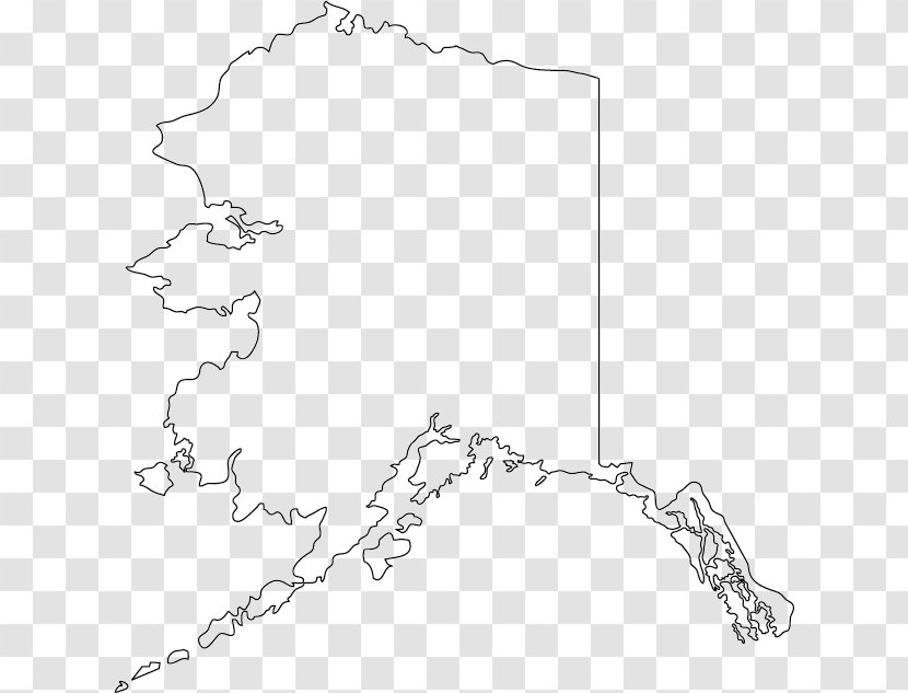 Juneau Blank Map World Clip Art - United States Transparent PNG