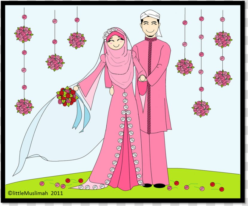 Islamic Marital Practices Marriage Wedding Cartoon - Islam - Pictures Of Husband And Wife Fighting Transparent PNG