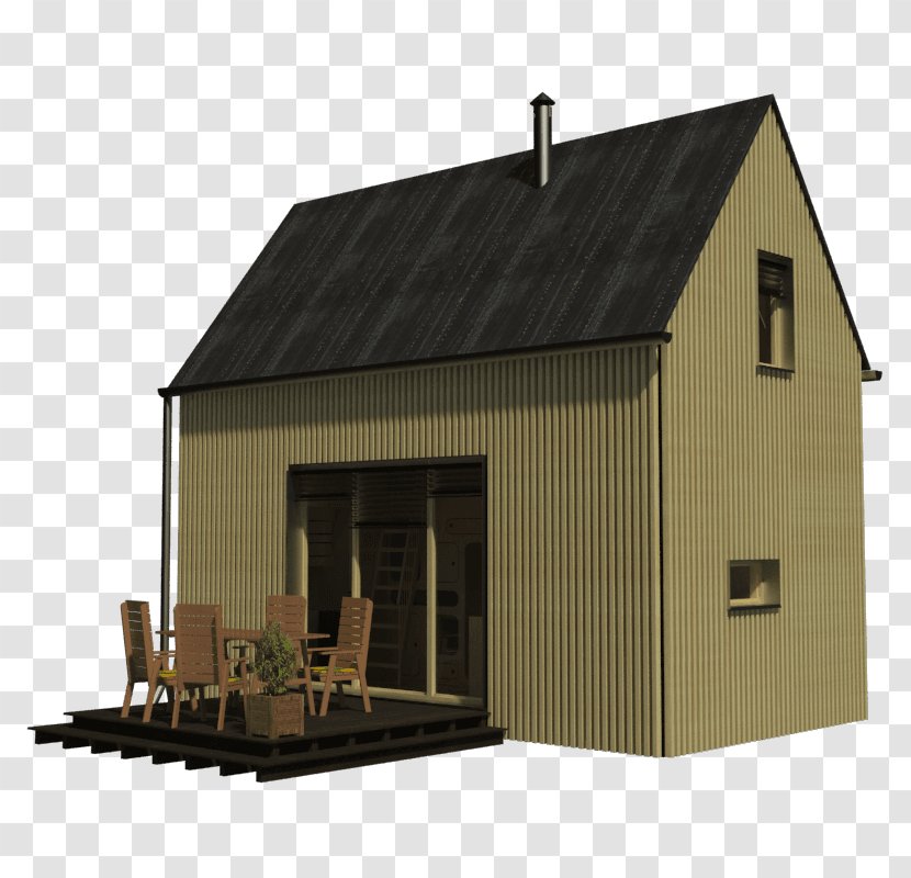 Saltbox Shed House Plan Bedroom - Hut - Modern Home Transparent PNG